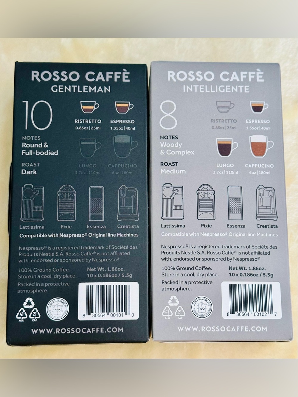 Rosso Caffe Original Collection ~9 Variety Packs For NESPRESSO Original Machines - Picture 12 of 14